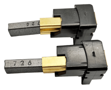 Laden Sie das Bild in den Galerie-Viewer, 1 paar Kohlebürsten mit Gehäuse für Dyson, von oben von Kraftfeld | Werkzeughandel - Feldmann
