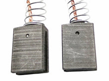 Laden Sie das Bild in den Galerie-Viewer, 1 Paar Kraftfeld Kohlebürsten mit Feder für PARKSIDE PBH 1500 A1, DURO DMS 710 E, ca Maße: 6 x 10 x 14 mm