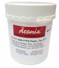 Laden Sie das Bild in den Galerie-Viewer, (105€/Kg) 500g Äronix PTFE Paste 6900 STT Spezial Fett Gummi Kunststoff ungiftig