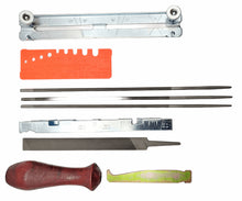 Laden Sie das Bild in den Galerie-Viewer, 10tlg Kraftfeld Feilen Schärfset 4mm für 1/4'' und 3/8" Sägekette , Details, von Kraftfeld, Werkzeughandel Feldmann