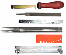 Laden Sie das Bild in den Galerie-Viewer, 10tlg Kraftfeld Feilen Schärfset , offen, von Kraftfeld, Werkzeughandel Feldmann