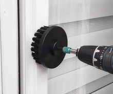 Laden Sie das Bild in den Galerie-Viewer, 15 tlg Bit Bürsten Set 1/4 HEX für Akkuschrauber Ø50,100,120mm Klett Aufsätze