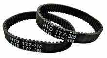 Laden Sie das Bild in den Galerie-Viewer, 2x Zahnriemen HTD 177-3M mit 9 mm Breite 59 Zähnen als Antriebsriemen, von Kraftfeld