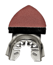 Laden Sie das Bild in den Galerie-Viewer, 26 tlg. Set Schleifplatte 50x50x40 Dreieck Details – von Kraftfeld | Werkzeughandel - Feldmann