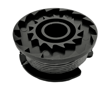 Laden Sie das Bild in den Galerie-Viewer, 3x Ø55mm Trimmerkopf mit 1 Nylon Faden Ø1,7mm für Bosch von unten – von Kraftfeld | Werkzeughandel - Feldmann