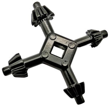 Laden Sie das Bild in den Galerie-Viewer, 4 - in - 1, seitlich Bohrfutter Zahnkranzschlüssel Universal Ø ca 13 - 17mm 38g – von Kraftfeld | Werkzeughandel - Feldmann