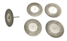 Laden Sie das Bild in den Galerie-Viewer, 5x KRAFTFELD Mini Ø50mm Diamant Trennscheibe + Aufspann, von oben – von Kraftfeld | Werkzeughandel - Feldmann