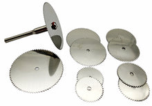 Laden Sie das Bild in den Galerie-Viewer, Mini Sägeblatt Set 16 bis 32 mm mit Aufspanndorn von Kraftfeld | Werkzeughandel - Feldmann