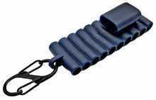 Laden Sie das Bild in den Galerie-Viewer, 22 Loch Gummi Bit Organizer 4 Farben + Karabiner Sortimentbox Sechskant 1/4 HEX