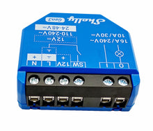 Laden Sie das Bild in den Galerie-Viewer, Shelly 1 Gen3 Smart Home Relais Modul 1 Kanal WLAN Bluetooth technische Beschriftung