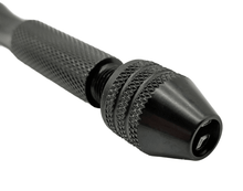 Laden Sie das Bild in den Galerie-Viewer, ALU Handbohrer Bohrfutter schlüssellos 0,3 - 3,5mm , von vorne – von Kraftfeld | Werkzeughandel - Feldmann