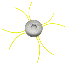 Laden Sie das Bild in den Galerie-Viewer, Alu Profi Mähkopf mit 3mm 4 - Kant Faden,Trimmerkopf Ø 81mm, universell für Motorsense / Freischneider / Rasentrimmer, Aufnahmebohrung: Ø 16mm – von Kraftfeld | Werkzeughandel - Feldmann