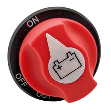 Laden Sie das Bild in den Galerie-Viewer, Batterietrennschalter NOT Drehschalter Ein Aus bis DC 32 V, 100A LKW Auto Schiff, von vorne – von Kraftfeld | Werkzeughandel - Feldmann