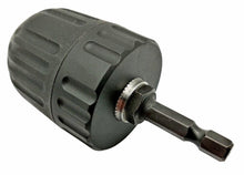 Laden Sie das Bild in den Galerie-Viewer, Bohrer Adapter Bit Bohrfutter 0,8 - 10mm Bit Bohrfutter von hinten schlüssellos 1/4'' – von Kraftfeld | Werkzeughandel - Feldmann