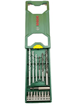 Laden Sie das Bild in den Galerie-Viewer, Bosch Accessories Holz und Stein Bohrer + Bits + Bit Halter,15tlg, in X , in Box- Line Box – von Bosch | Werkzeughandel - Feldmann