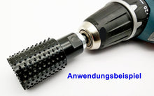 Laden Sie das Bild in den Galerie-Viewer, Adapter zur Nutzung des Holz Zylinderfräsers am Akkuschrauber. Von Kraftfeld