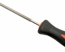 Laden Sie das Bild in den Galerie-Viewer, Diamantfeile 4 4,8 5,5mm für 1/4'',0,325',''3/8",.404" Rundfeile Kette Sägekette Feile – von Kraftfeld | Werkzeughandel - Feldmann