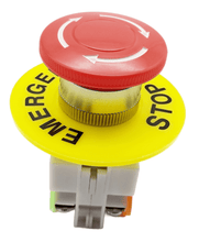 Laden Sie das Bild in den Galerie-Viewer, Druckknopf Drehschalter NOT Ein Aus von oben bis AC bis 400V, 16 A – von Kraftfeld | Werkzeughandel - Feldmann