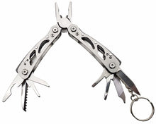 Laden Sie das Bild in den Galerie-Viewer, Edelstahl Multi Tool Zange, Messer, angewendet, Flaschennöffner, Schraubendreher Kreuz und Schlitz, Säge, Feile etc, von Kraftfeld | Werkzeughandel - Feldmann