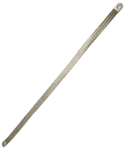 Laden Sie das Bild in den Galerie-Viewer, flaches Kupfer Masseband verzinnt Querschnitt Ø16mm², Länge 500mm von oben – von Kraftfeld | Werkzeughandel - Feldmann