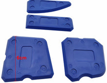 Laden Sie das Bild in den Galerie-Viewer, Fugen Set 4tlg Fugenglätter Silikon, mit Maß Acryl Dichtstoff Abzieher Werkzeug R2 - R12 – von Kraftfeld | Werkzeughandel - Feldmann