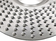 Laden Sie das Bild in den Galerie-Viewer, Holz Schleifteller Raspelscheibe Ø100mm, Details 2, von Kraftfeld, Werkzeughandel Fedmann