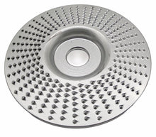 Laden Sie das Bild in den Galerie-Viewer, Holz Schleifteller Raspelscheibe Ø100mm, von oben, von Kraftfeld, Werkzeughandel Fedmann