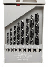 Laden Sie das Bild in den Galerie-Viewer, Holzbohrer Satz 8 tlg 3-10 mm , von vorne, von Kraftfeld, Werkzeughandel Feldmann