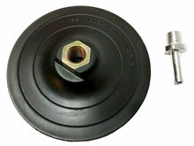 Laden Sie das Bild in den Galerie-Viewer, Klett Kraftfeld Schleifteller Ø 125 mm + M14 Spanndorn für Winkelschleifer & Bohrmaschine