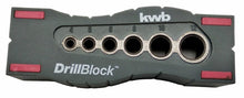 Laden Sie das Bild in den Galerie-Viewer, kwb Bohrhilfe Bohrschablone 4-12 mm, von oben – Werkzeughandel Feldmann