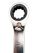 Laden Sie das Bild in den Galerie-Viewer, Maul Gabelschlüssel Satz CRV 8,10,13,14,17 mm Set Ratsche Ringschlüssel gekröpft, nah – von Kraftfeld | Werkzeughandel - Feldmann