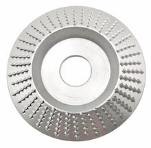 Laden Sie das Bild in den Galerie-Viewer, Ø 100 - 125mm Holz Schleifteller Schnitz Scheibe Huf Raspel für Winkelschleifer Flex mit Standard Aufnahme 22,23mm – von Kraftfeld | Werkzeughandel - Feldmann
