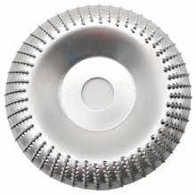 Laden Sie das Bild in den Galerie-Viewer, Ø 100 - 125mm Holz Schleifteller Schnitz Scheibe Huf Raspel für Winkelschleifer Flex mit Standard Aufnahme 22,23mm – von Kraftfeld | Werkzeughandel - Feldmann