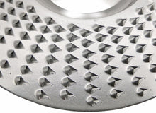 Laden Sie das Bild in den Galerie-Viewer, Ø 100 - 125mm Holz Schleifteller Schnitz Scheibe Huf Raspel für Winkelschleifer Flex mit Standard Aufnahme 22,23mm – von Kraftfeld | Werkzeughandel - Feldmann