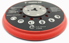 Laden Sie das Bild in den Galerie-Viewer, Ø150mm Kraftfeld universal Klett Stützteller (hart) M8,von vorne von Kraftfeld - Werkzeughandel Feldmann