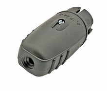 Laden Sie das Bild in den Galerie-Viewer, robuster Gummistecker Vollgummi Schuko, , von hinten IP44, 230V, 16A, bis 2,5mm² Außenbereich – von AS Schwabe | Werkzeughandel - Feldmann