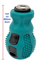 Laden Sie das Bild in den Galerie-Viewer, Schraubendreher 60mm kurz Bithalter Aufnahme Halter Bits Sechskant HEX + 1 Bit, mit Maß – von Werkzeughandel - Feldmann | Werkzeughandel - Feldmann