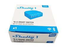 Laden Sie das Bild in den Galerie-Viewer, Shelly Plus 1 WLAN Bluetooth Smart Relais Schalter 16A IOS Android, Alexa Google , verpackt – von Shelly | Werkzeughandel - Feldmann