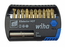 Laden Sie das Bild in den Galerie-Viewer, WIHA XSelector HOT Torsion 12-tlg Schrauberbit-Set von vorne– Werkzeughandel Feldmann