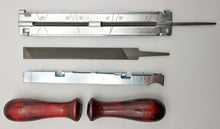 Laden Sie das Bild in den Galerie-Viewer, 6tlg Feilen Schärfset 4mm f. 1/4'' und 3/8" Kette Sägekette Motorsäge Kettensäge – von Kraftfeld | Werkzeughandel - Feldmann