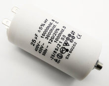 Laden Sie das Bild in den Galerie-Viewer, Kondensator 4 Pin bis 500V~ AC 8,10,12,14,16,20,25,35,40,45 µF uf mit Gewinde – von Kraftfeld | Werkzeughandel - Feldmann