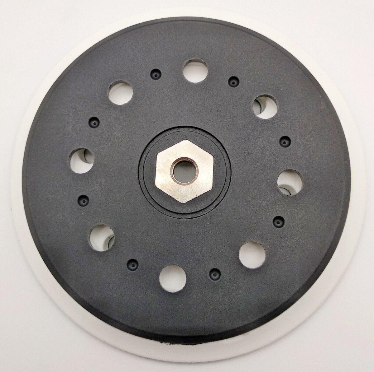 Ø 150 mm Kraftfeld Klett Stützteller von oben von Kraftfeld | Werkzeughandel - Feldmann