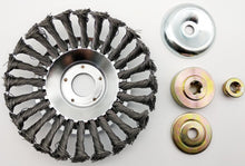 Laden Sie das Bild in den Galerie-Viewer, Unkrautbürste Ø150 / 180 mm Metallbürste gezopft Freischneider Motorsense Rost Bürste – von Kraftfeld | Werkzeughandel - Feldmann