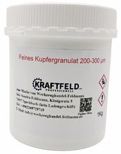 Laden Sie das Bild in den Galerie-Viewer, 1000g sehr feines Kupfergranulat Körnung ca 250µm Mikrometeter (0,25mm) 1 Kg – von Werkzeughandel - Feldmann | Werkzeughandel - Feldmann
