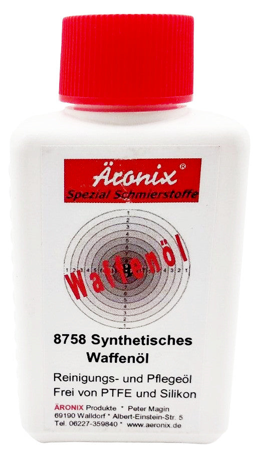 108€/1L) 100ml Äronix 8758 Synthetisches Waffenöl Pflegeöl Schmieröl –  Werkzeughandel-Feldmann