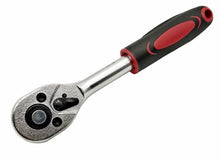 Laden Sie das Bild in den Galerie-Viewer, Ratsche Knarre Umschaltknarre CRV  1/4 " Zoll mit Umschalter, Knopf, Gummigriff