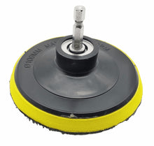 Laden Sie das Bild in den Galerie-Viewer, 15 tlg Bit Bürsten Set 1/4 HEX für Akkuschrauber Ø50,100,120mm Klett Aufsätze
