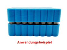 Laden Sie das Bild in den Galerie-Viewer, 2x 32 Loch Organizer + 1x 60mm mit Beispiel Magnet Bithalter, Sortimentbox Sechskant 1/4HEX – von Kraftfeld | Werkzeughandel - Feldmann
