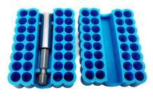 Laden Sie das Bild in den Galerie-Viewer, 2x 32 Loch Organizer + 1x 60mm, von vorne Magnet Bithalter, Sortimentbox Sechskant 1/4HEX – von Kraftfeld | Werkzeughandel - Feldmann
