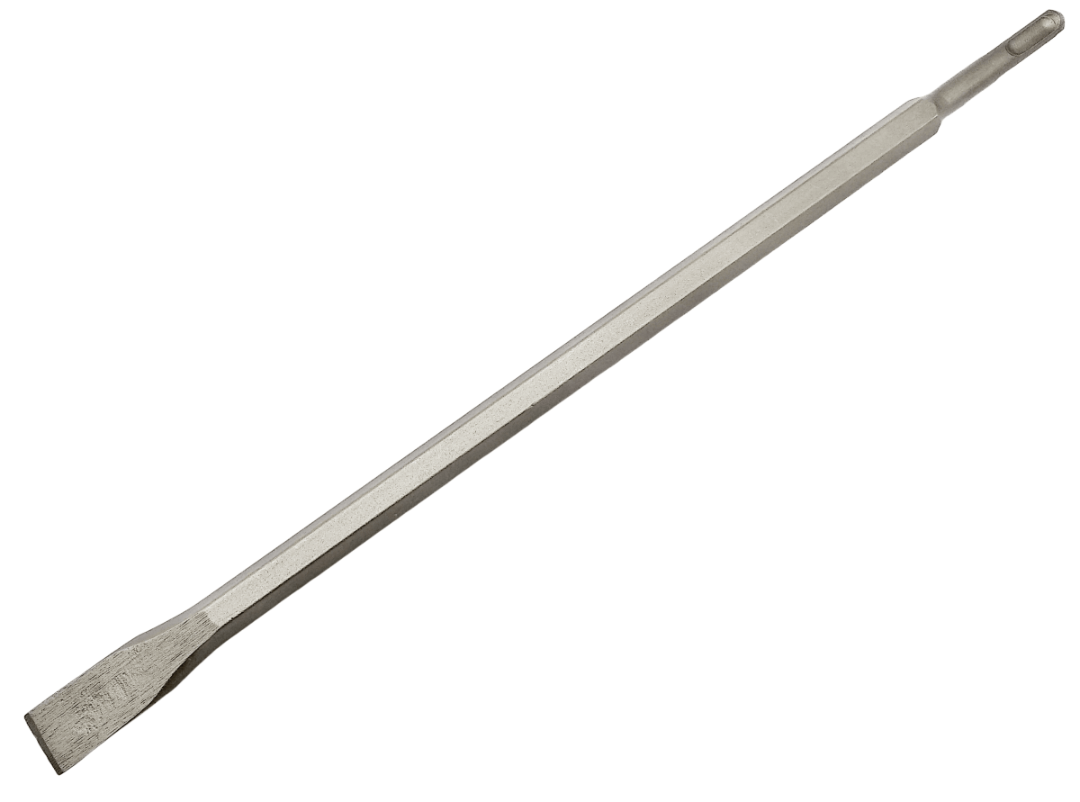 2 Stück SDS-plus Fliesen Breitmeißel Gebogen 40mm X 250mm Meißel Spatmeißel